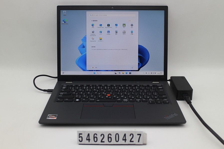 Lenovo ThinkPad L13 Gen4 Ryzen 5 pro 7530U 2GHz/16GB/256GB(SSD)/13.3W/WUXGA(1920x1200)/Win11 【546260427】
