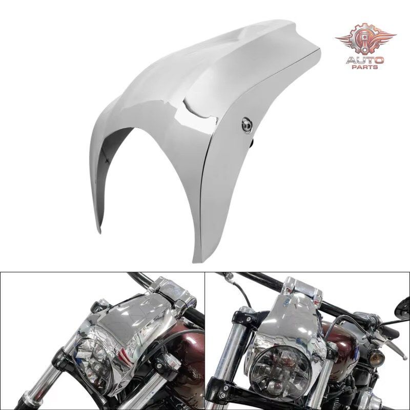オートバイ 5.75インチ フロントヘッドライトフェアリングカバーマスク ハーレー ソフテイル ブレイクアウト FXBR FXBRS 2018-2024