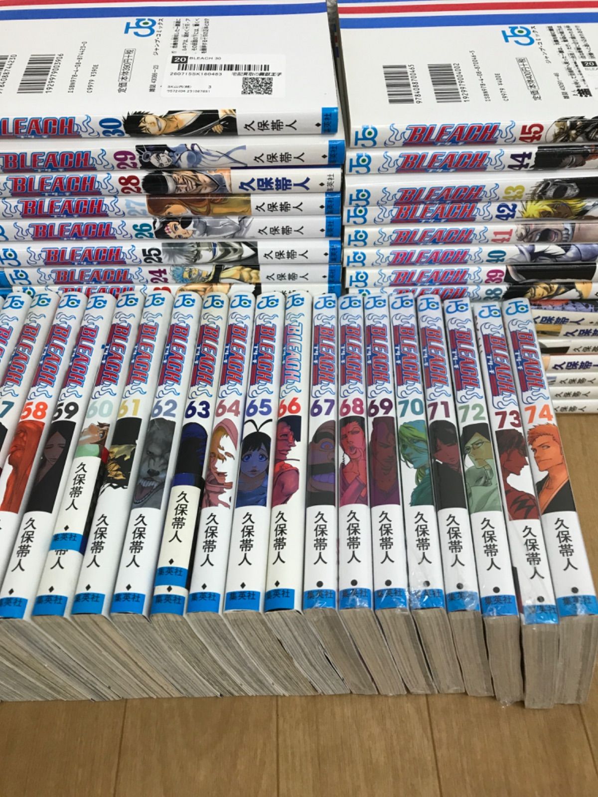☆②【完結・67巻以降未開封】BLEACH ブリーチ 全74巻 コミック全巻