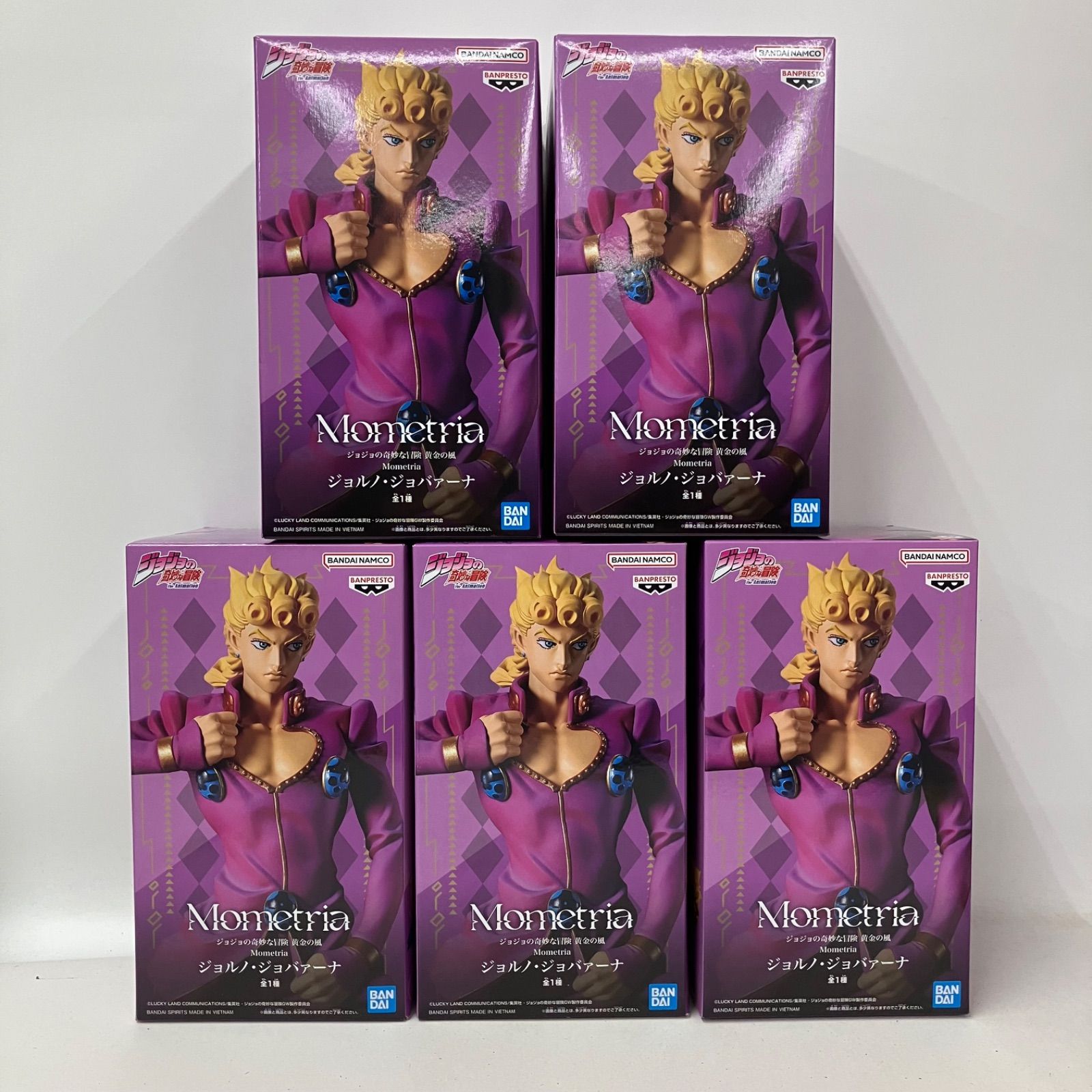 未開封 ジョジョの奇妙な冒険 Mometria フィギュア ジョルノ