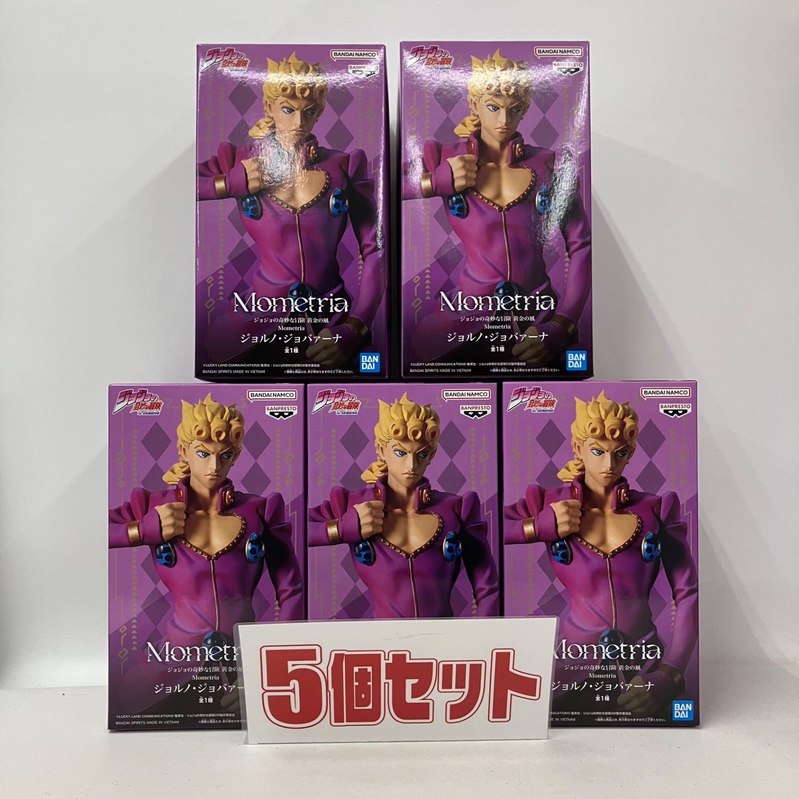 未開封 ジョジョの奇妙な冒険 Mometria フィギュア ジョルノ