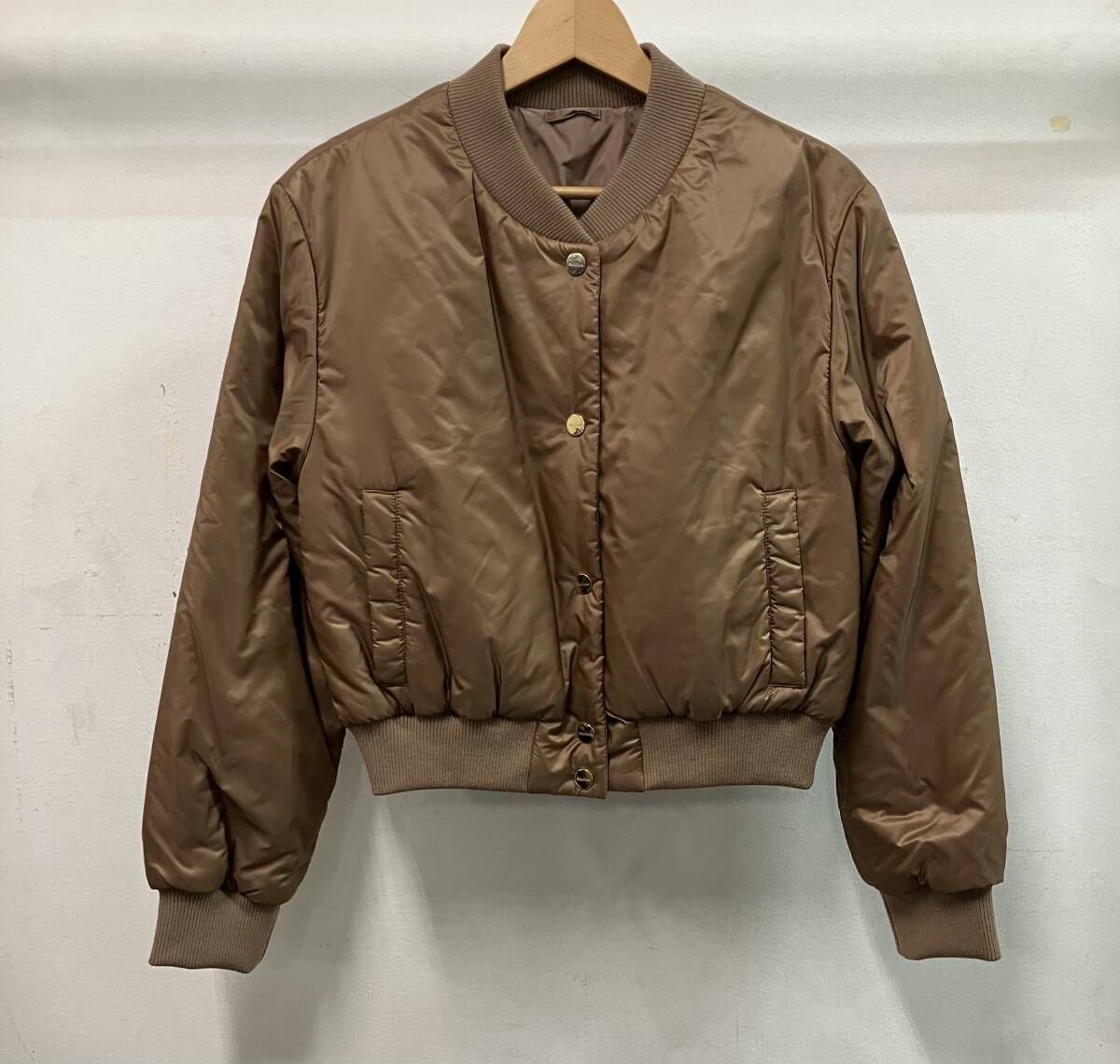 MAX MARA マックスマーラ その他ジャケット GREENBI リバーシブル ボンバーダウン MA-1 24294860346 サイズ38 ブラウン the cube