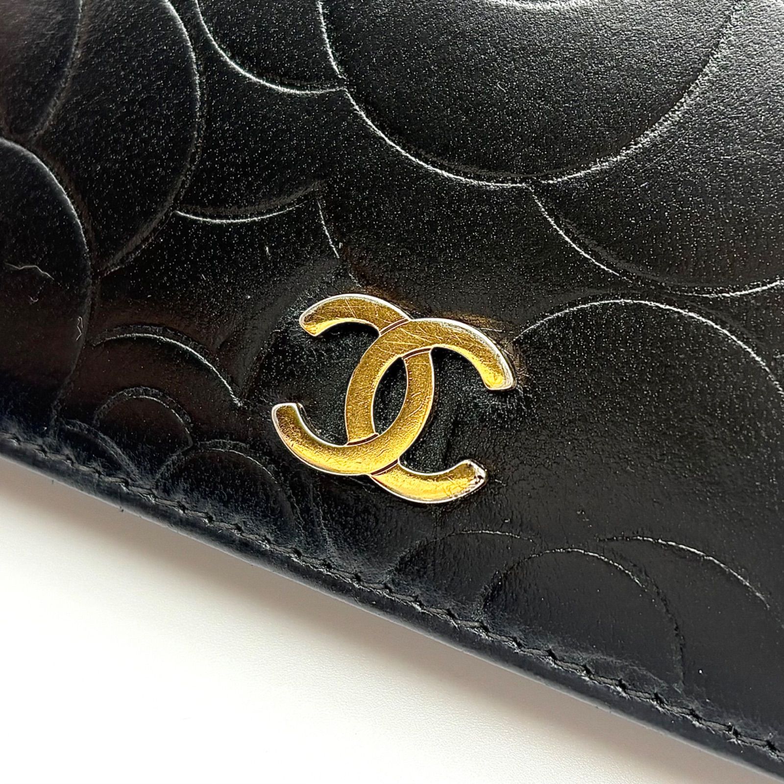 ◎ギャランティーカード付き◎ CHANEL シャネル 長財布 カメリア