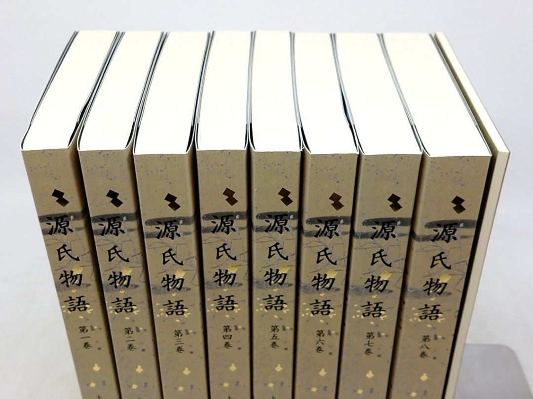 上野榮子訳　源氏物語　全般8巻+別冊付録 源氏物語 上野榮子訳 全8巻＋別冊付録 日本経済新聞出版社 2610Sth12