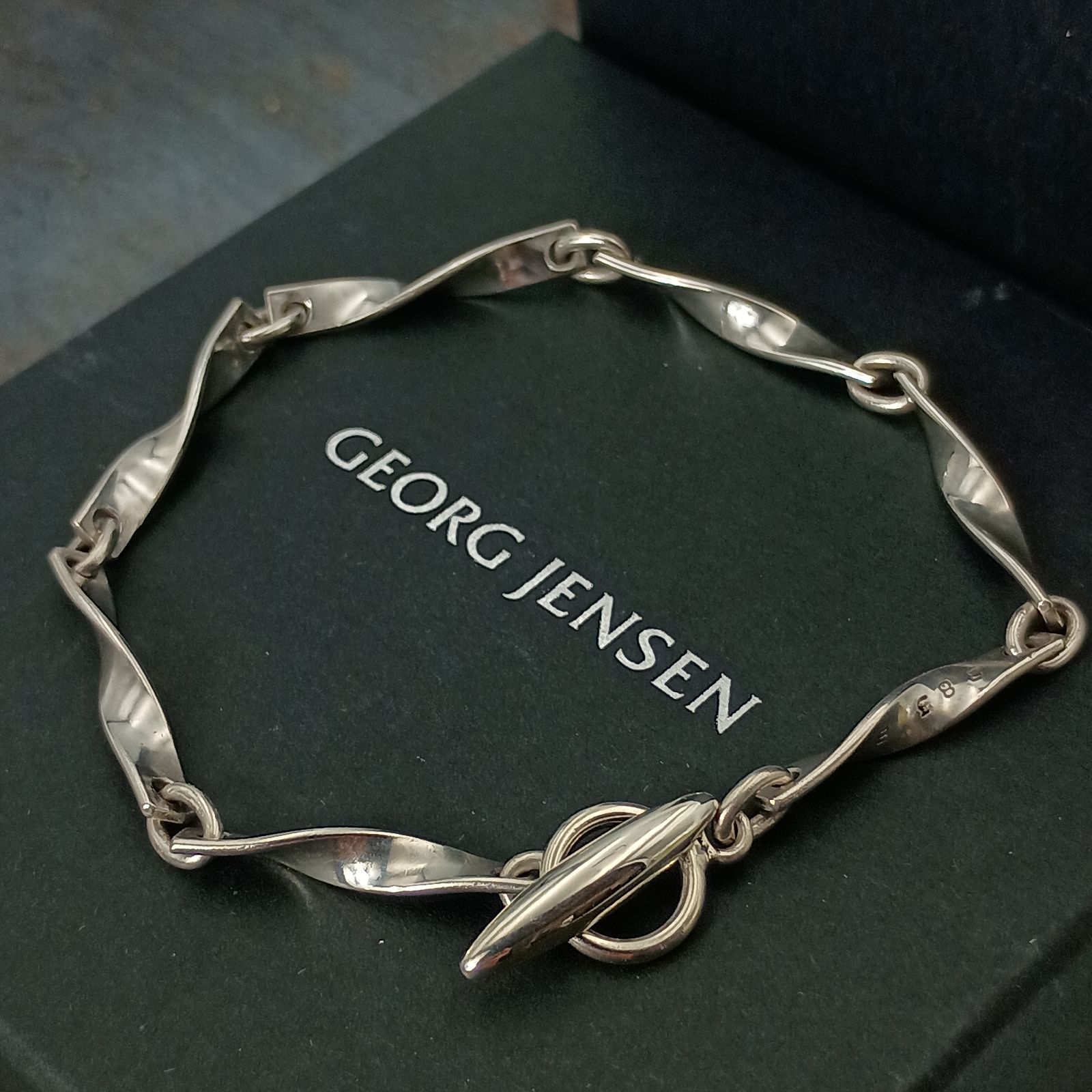 ジョージジェンセン ツイストプレートブレスレット 283B Georg Jensen ジョージジェンセン ツイストプレート ブレスレット