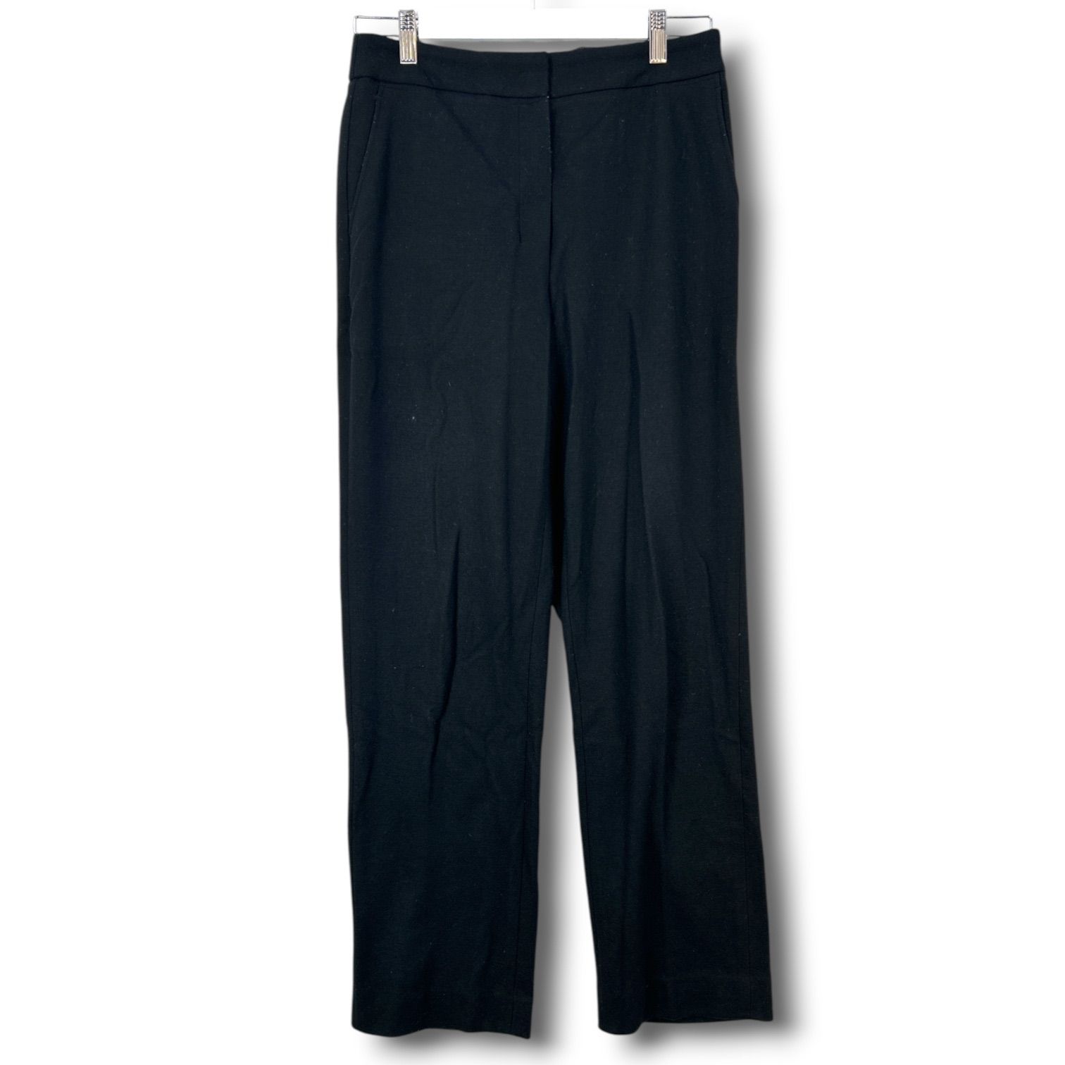 Theory luxe セオリーリュクス Dahlia Jersey Matty Pant テーパードパンツ ウール100% カジュアル 黒 ブラック サイズ42 レディース 秋 冬 ゴーゴー古着セントラルパーク名古屋店 18 No.久3611
