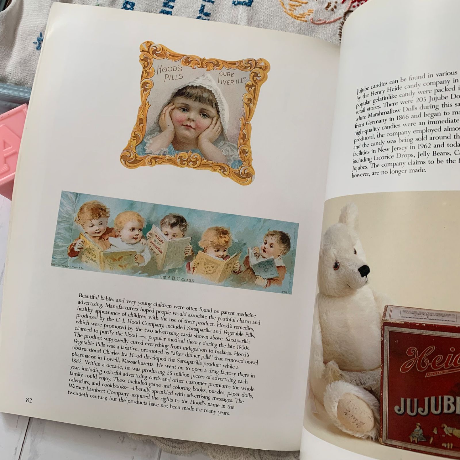 ヴィンテージ 広告ブック 洋書 レトロ ベビー ジャンクジャーナル