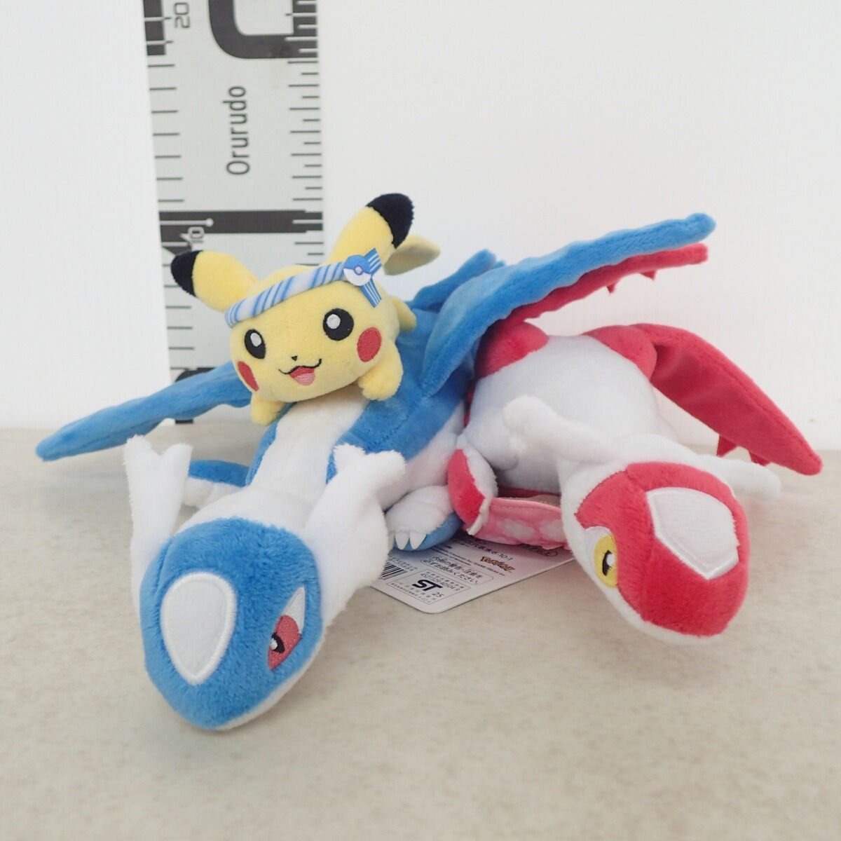 ポケモンセンター ぬいぐるみ ラティアスラティオスピカチュウ