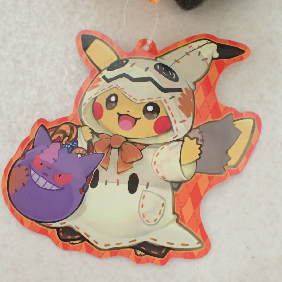 ポケモンセンター ぬいぐるみ Halloween Festival! ピカチュウ 紙タグ