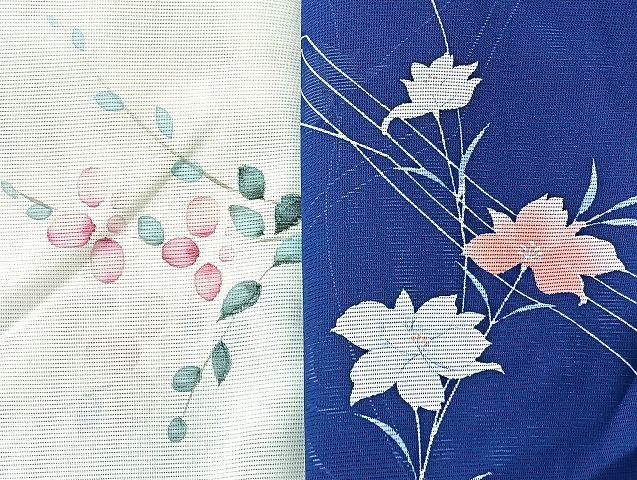 平和屋着物□夏物 小紋 絽 紗 洗える着物 まとめて20点 鳥 蝶 風景 花