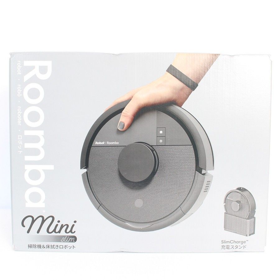 【新品未開封】ルンバ Mini Slim +SlimCharge F115060 ブラック ロボット掃除機 iRobot Roomba ミニ スリム 本体