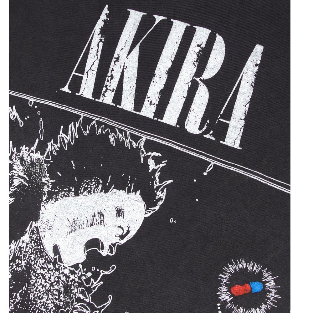 579 AKIRA ロンT アキラ 長袖 Tシャツ ロングスリーブ ブラック リブ付