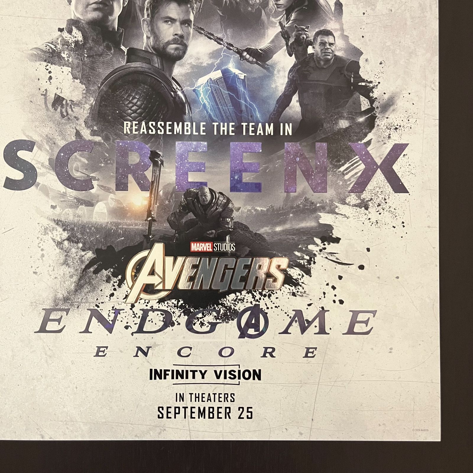 アベンジャーズ/エンドゲーム：アンコール 入場者特典 A3ポスター