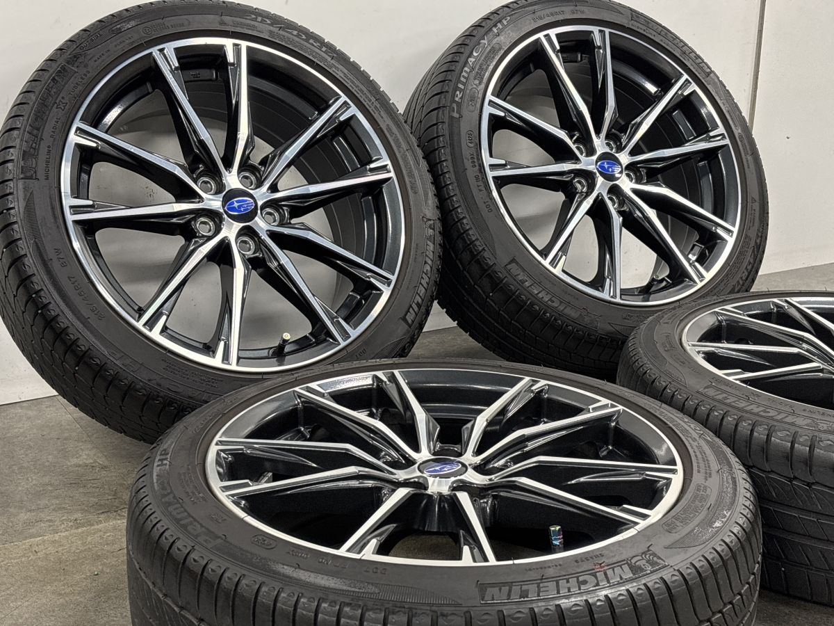 良好品】スバル BRZ 後期 純正 17in 7J +48 PCD100 ミシュラン