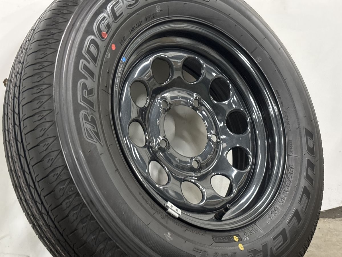 新車外し JB74 195/80R15 10分山 ※5本 ジムニーシエラ 2026年製 新車外し品】スズキ JB74 ジムニーシエラ 純正 15in 5.5J +5