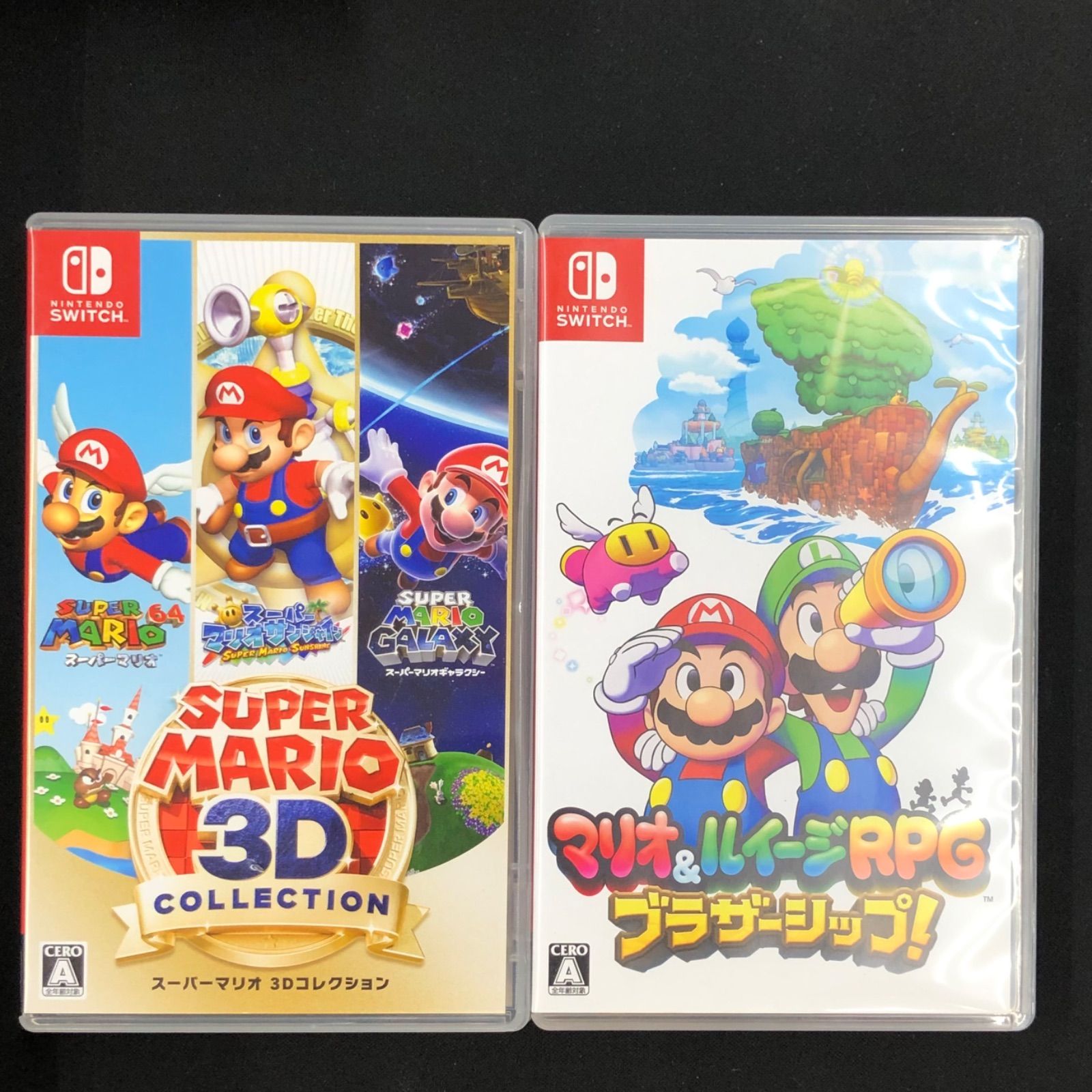 【中古・美品】スーパーマリオ 3Dコレクション 中古 Switch スーパーマリオ3Dコレクション マリオ&ルイージRPG セット