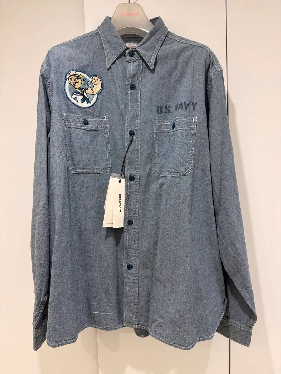 OUTSTANDING シャンブレー シャツ 6,497円
