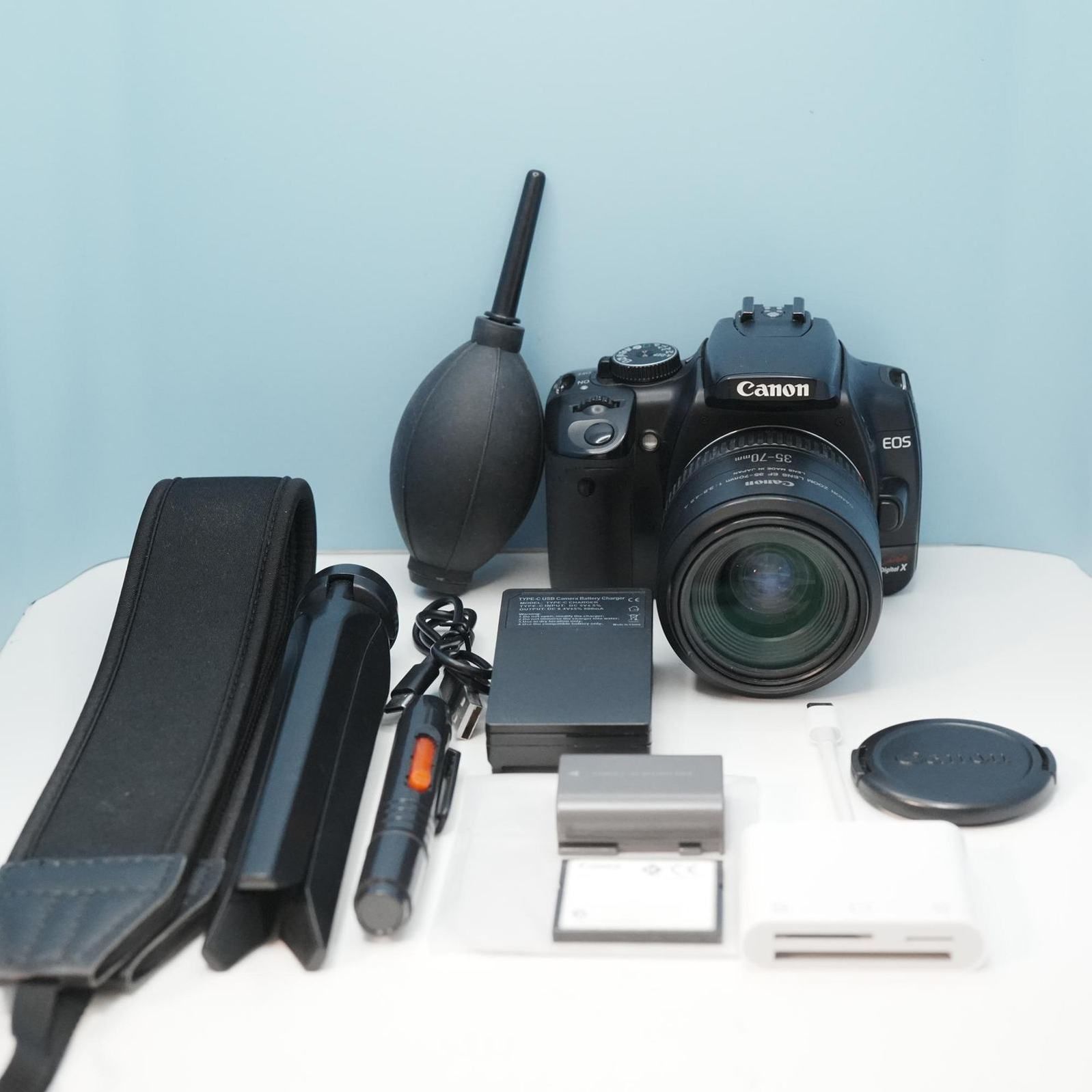 Canon EOS kiss Digital X 一眼レフ スマホ転送OK フルセット シロクマ