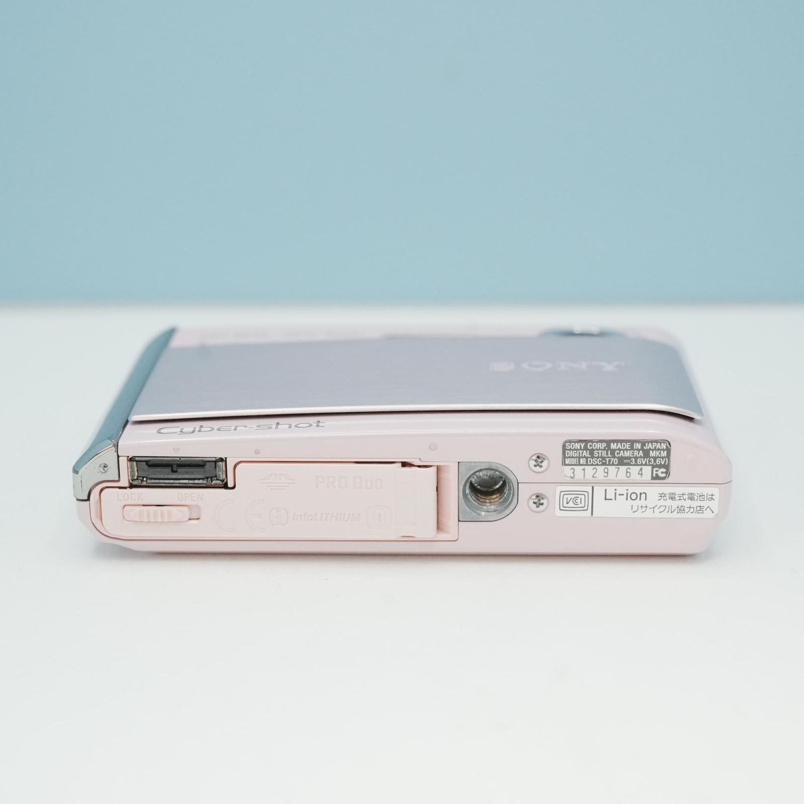 SONY Cyber-shot DSC-T70 ピンク デジカメ スマホ転送OK フルセット