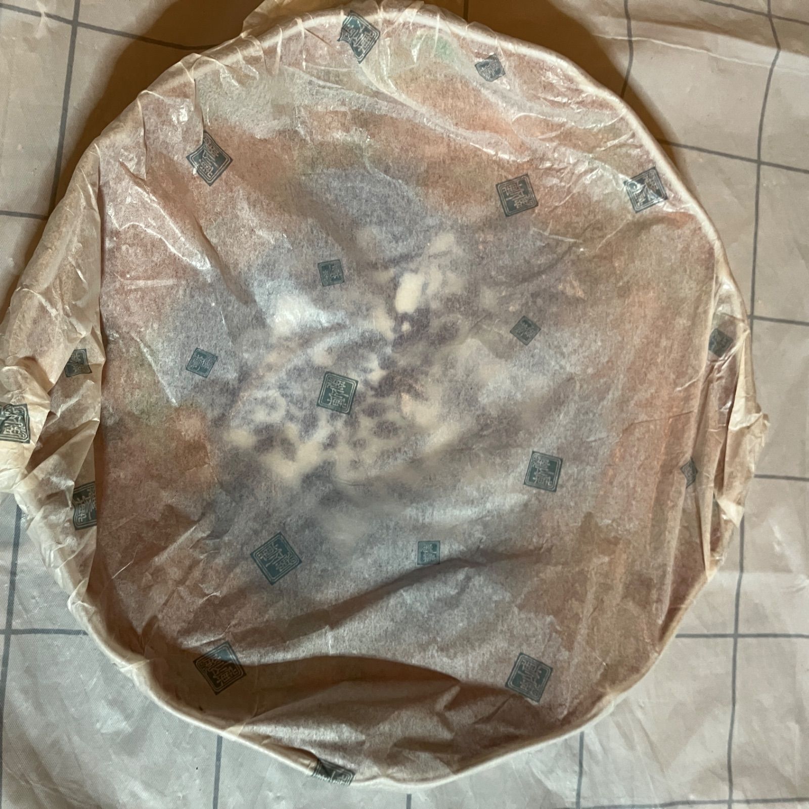 未使用・長期保管】庫山窯 前畑陶器 染錦花鳥 輪花大鉢 約25cm 箱付き