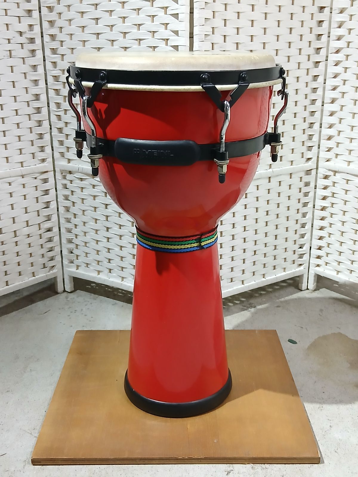 MEINL マイネル ジャンベ 打楽器 12インチ パーカッション レッド ヤギ