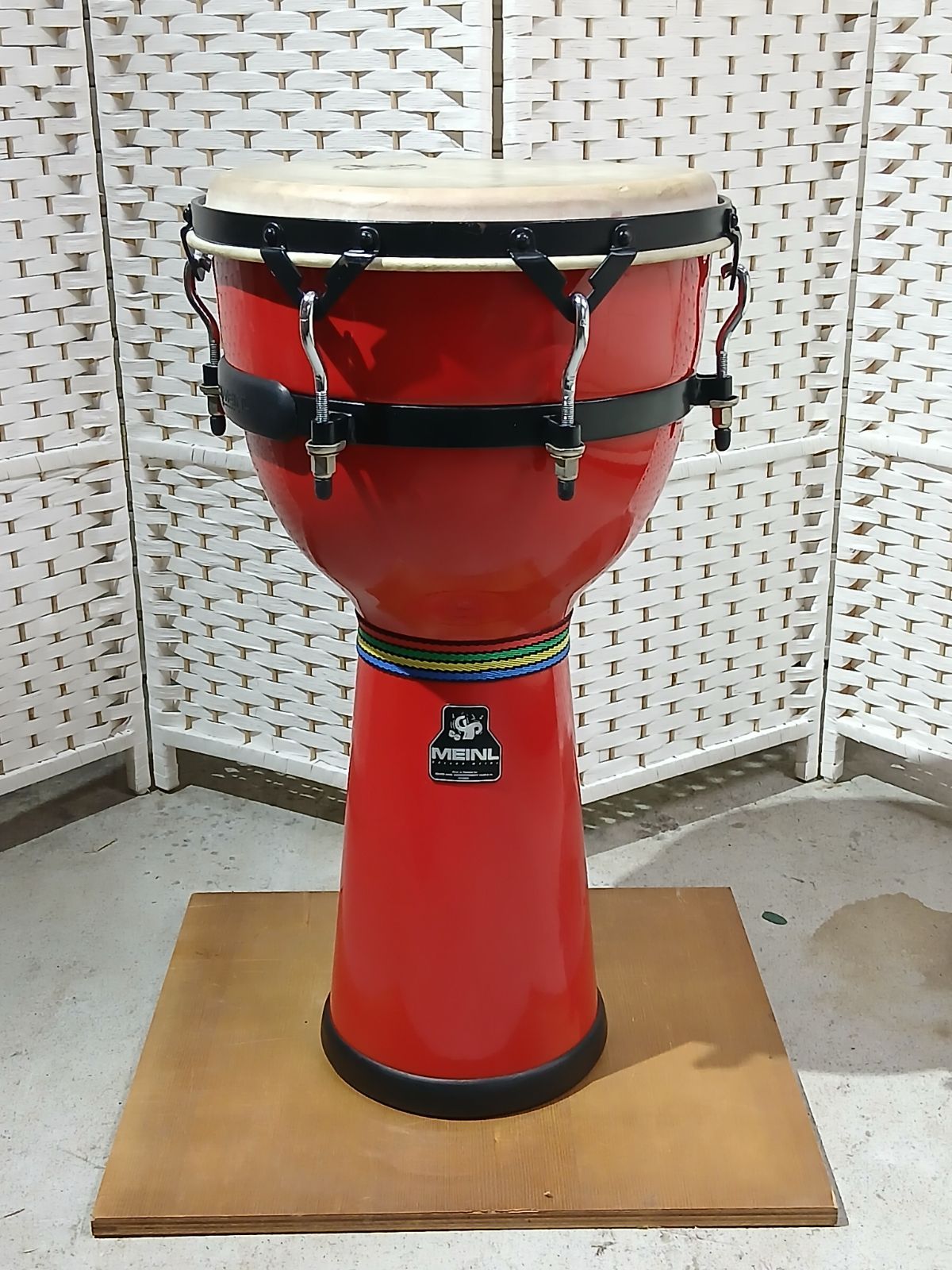 MEINL マイネル ジャンベ 打楽器 12インチ パーカッション レッド ヤギ