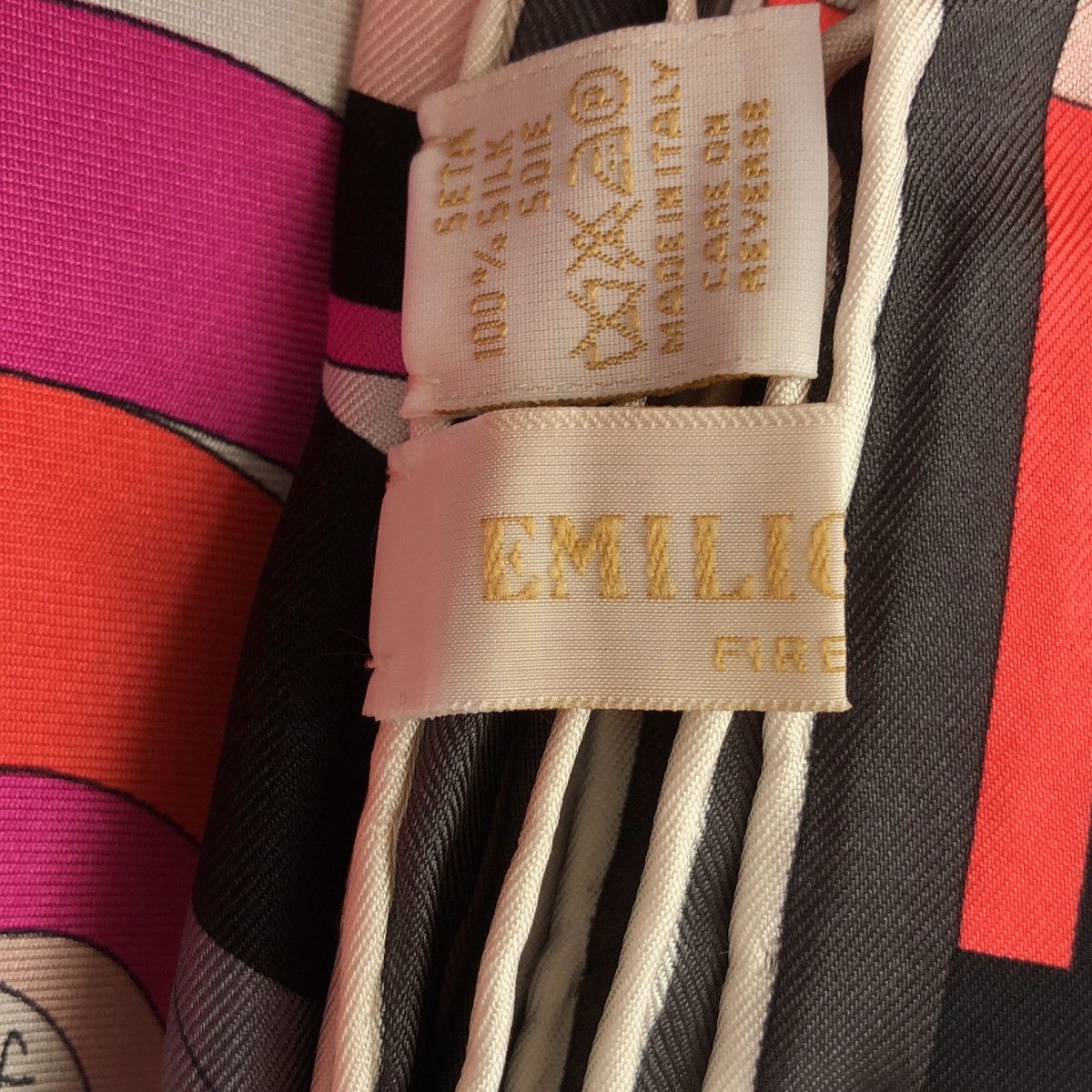 【未使用】エミリオプッチ　シルクスカート　34 イタリー製 EMILIO PUCCI エミリオプッチ シルクスカーフ ミックス - メルカリ