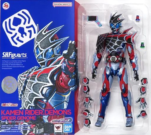S.H.Figuarts Kamen Rider Demons Spider Genome action figure with box, used