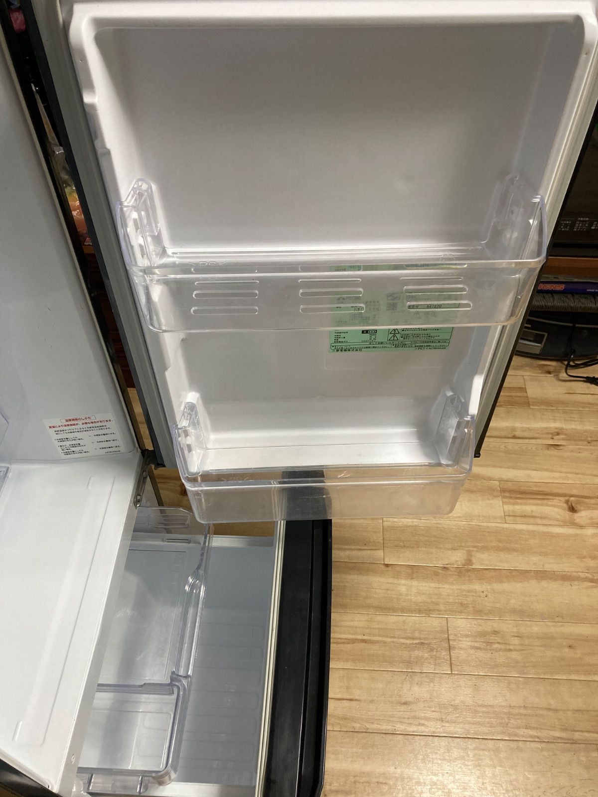 三菱ノンフロン冷凍冷蔵庫 146L MR-P15D-B 2019年製 1ヶ月保証付 自動