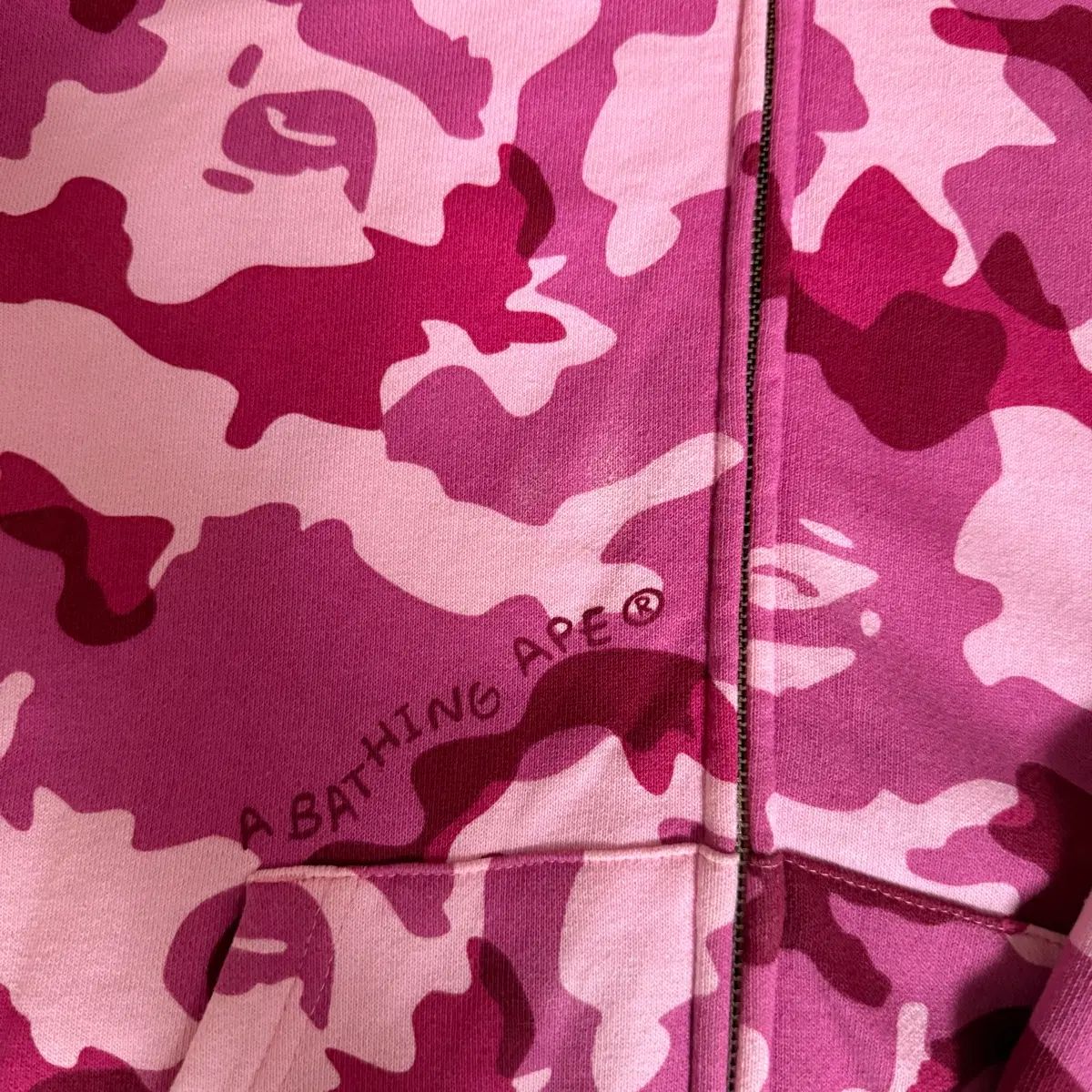 正規品 A BATHING APE アベイシングエイプ ウール ジップアップ