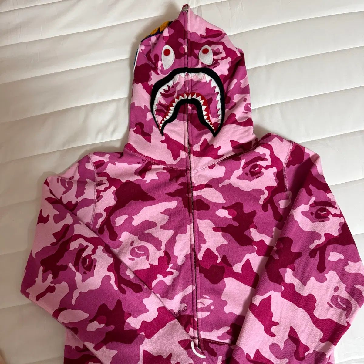 正規品 A BATHING APE アベイシングエイプ ウール ジップアップ