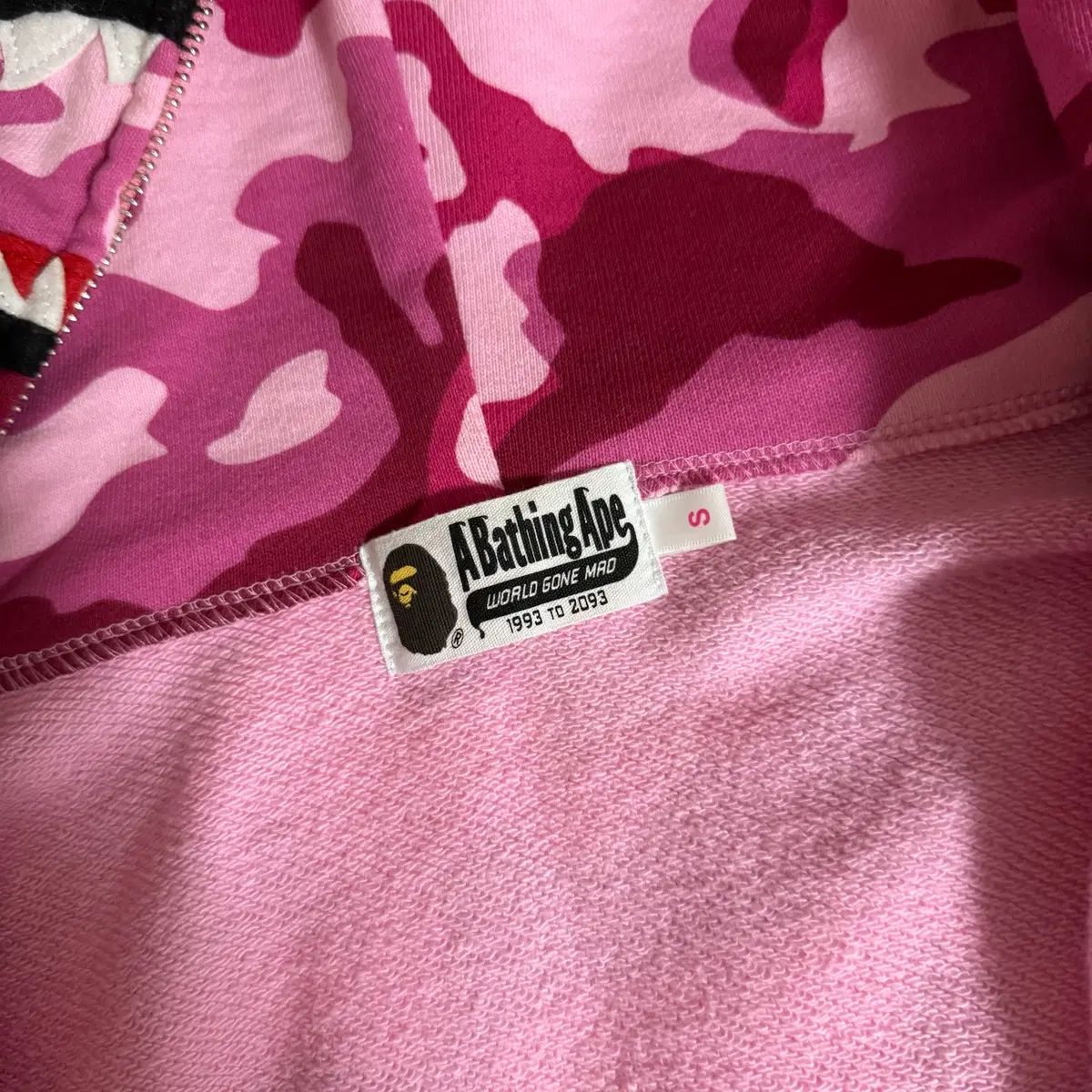 正規品 A BATHING APE アベイシングエイプ ウール ジップアップ