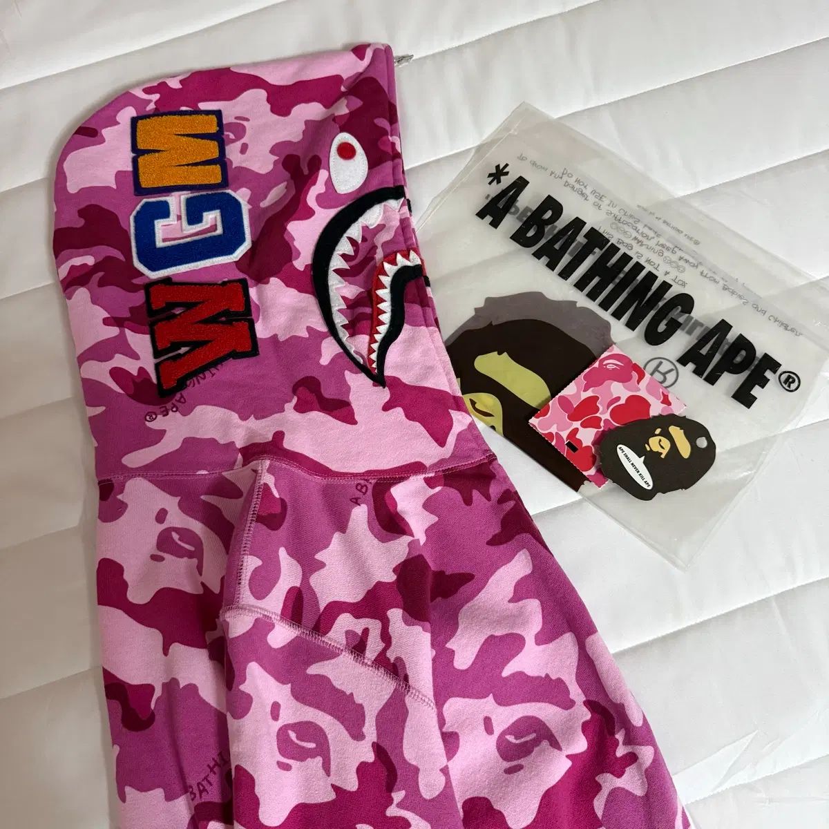 正規品 A BATHING APE アベイシングエイプ ウール ジップアップ
