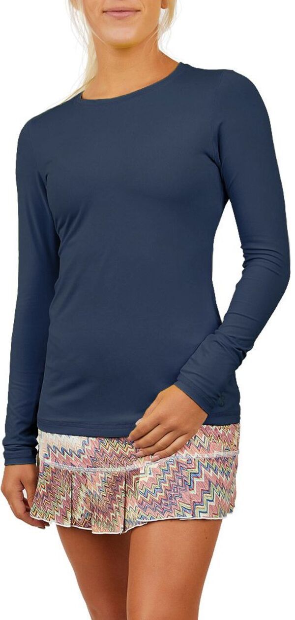ソフィベラ レディース トップス シャツ Sofibella Womens UV Long Sleeve Shirt Navy ネイビー 16,265円
