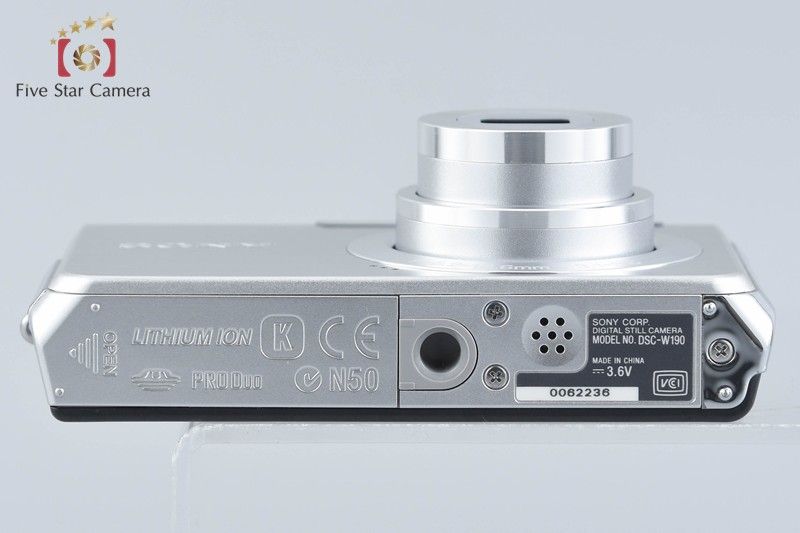 中古】SONY ソニー Cyber-shot DSC-W190 シルバー コンパクトデジタル