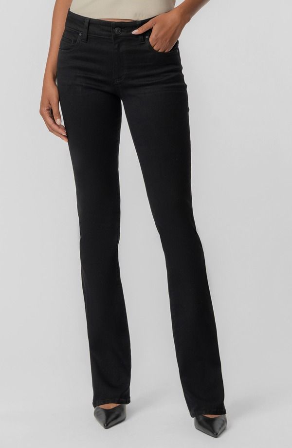 カットフロムザクロス レディース ボトムス デニムパンツ ブーツカット プチ ブーツ ジーンズ KUT from the Kloth Natalie Mid Rise Bootcut Jeans Pe