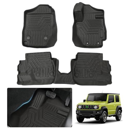 スズキ ジムニー JB64型 JB74型 （AT車用）3Dフロアマット 3Pセット 立体カーマット H30.7～現行 車種専用設計 立体フロアマット 防水 滑り止め 耐汚れ TPO素材 取付簡単 保護パーツ カー用品as 9b4b67a2 11,322円