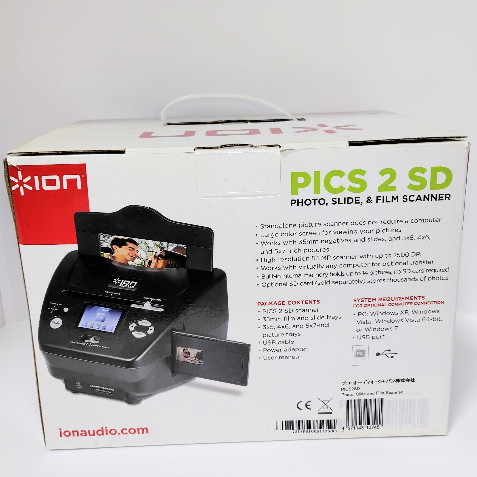 ION PICS 2SD 写真 フイルムスキャナー 目立った傷や汚れなし - メルカリ