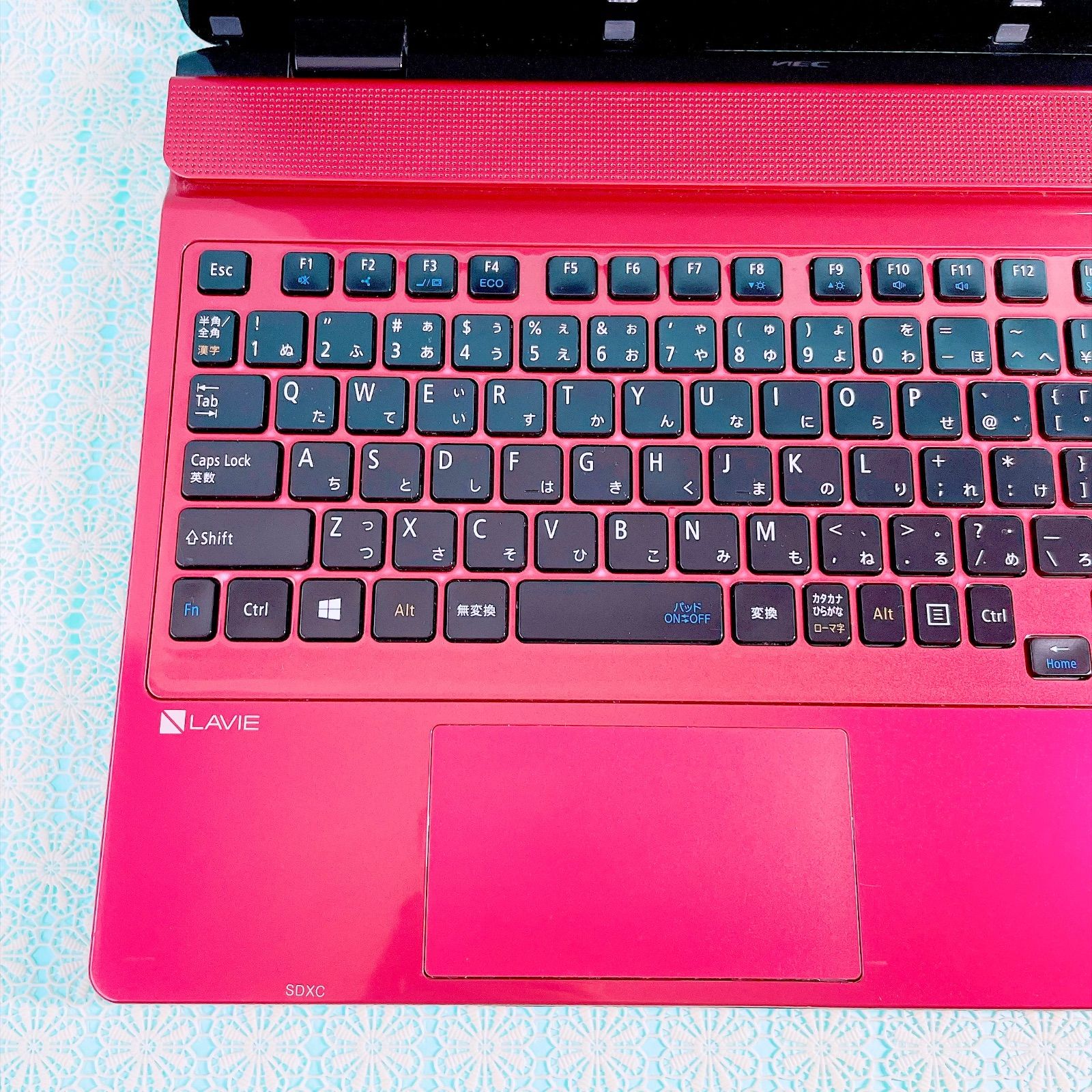 ブルーレイ観れるノートパソコン❣️人気レッド✨️動作良好Corei7