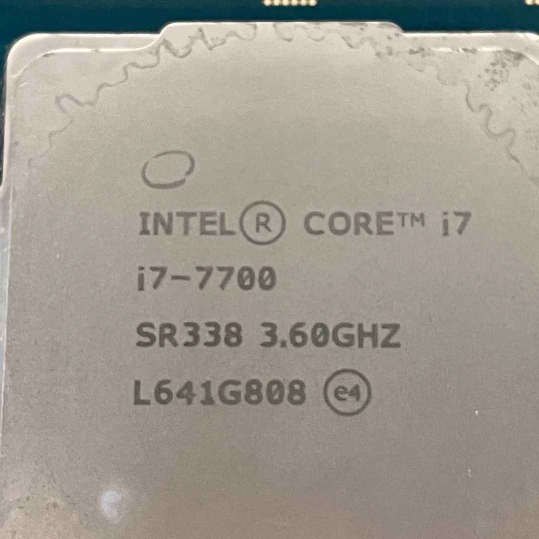 Intel Core i7 7700 CPU 3.60GHz ジャンク - メルカリ