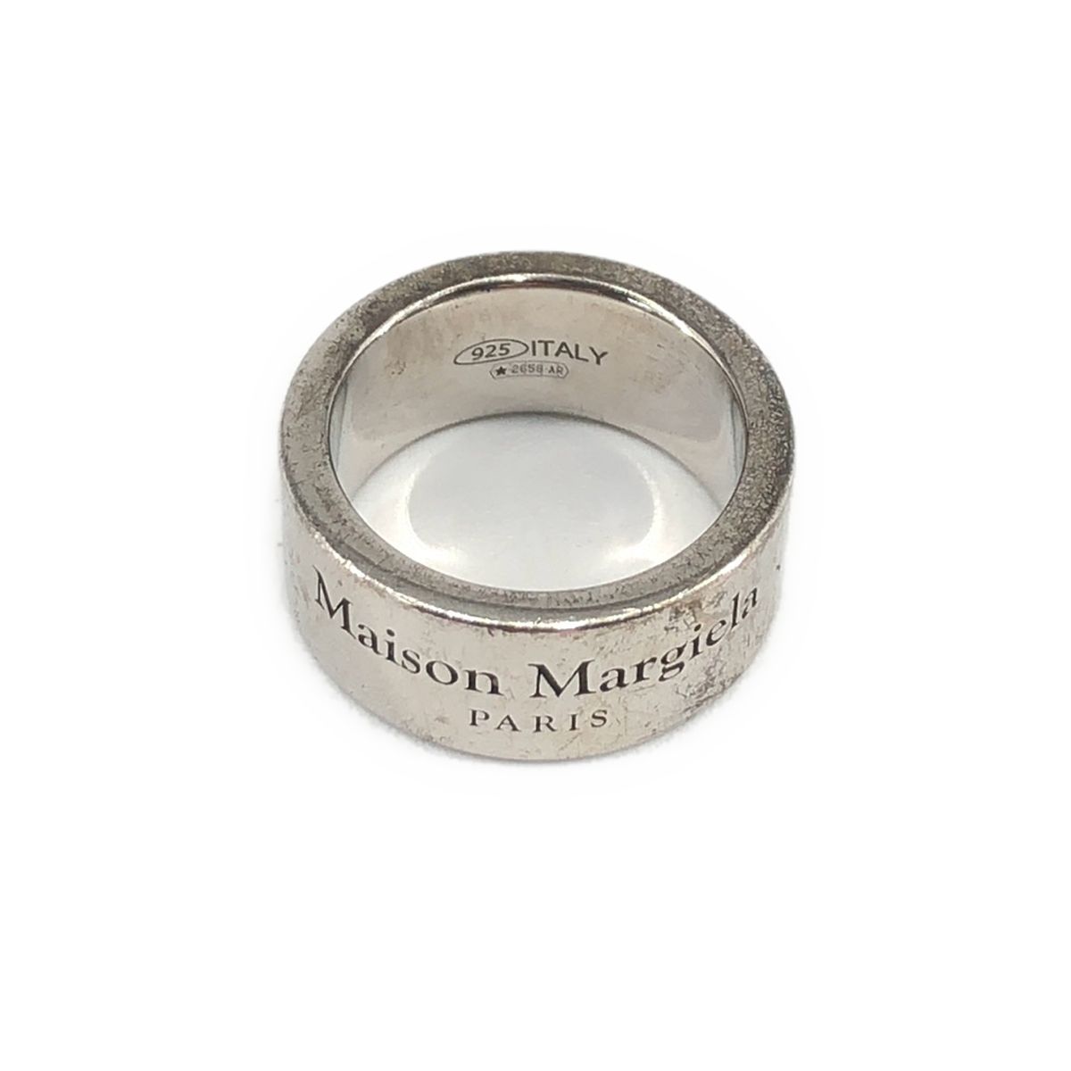 Maison Margiela / メゾンマルジェラ | ロゴ リング | シルバー