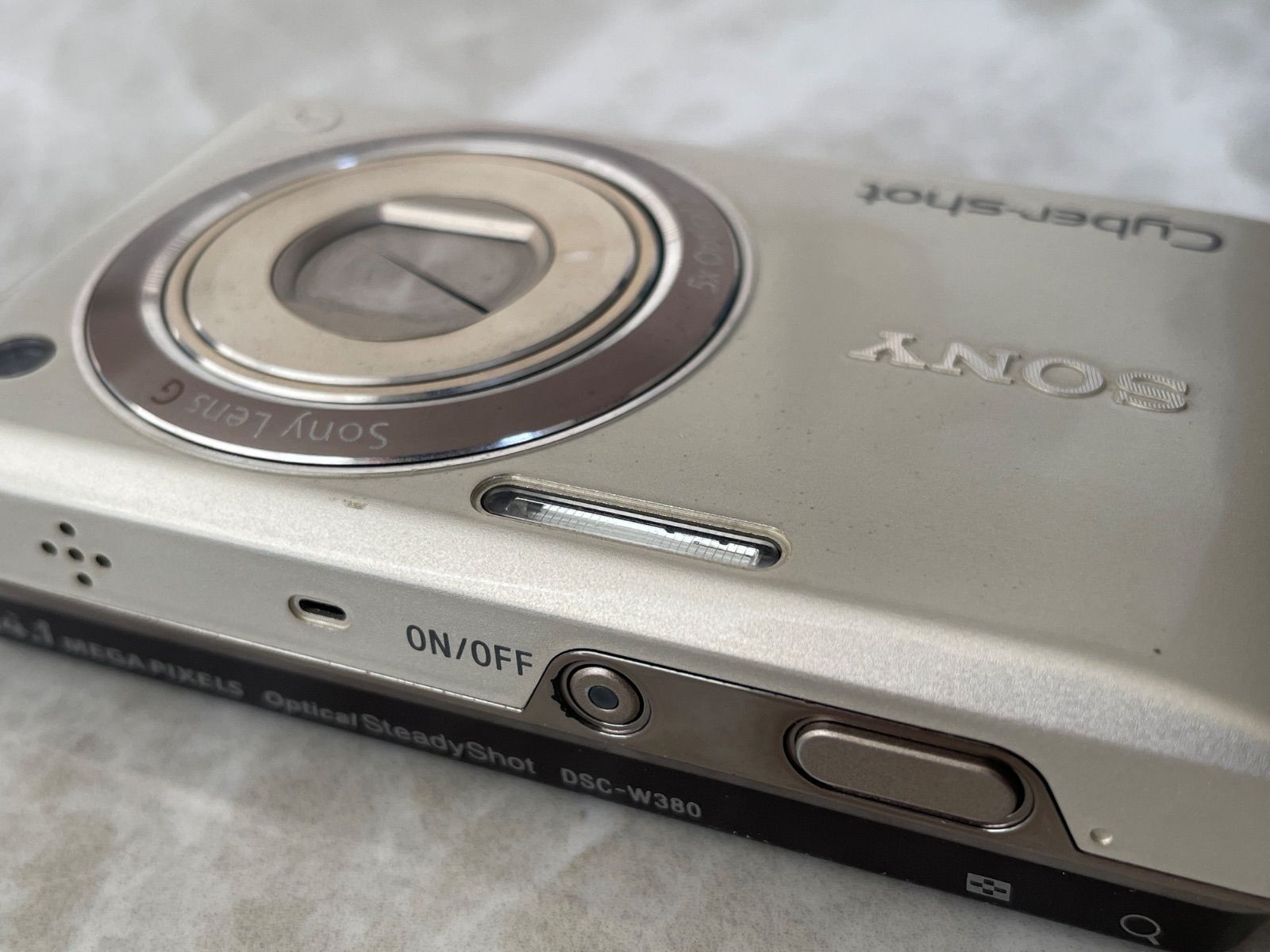 訳あり・動作確認済】SONY Cyber-shot DSC-W380 シルバー - メルカリ