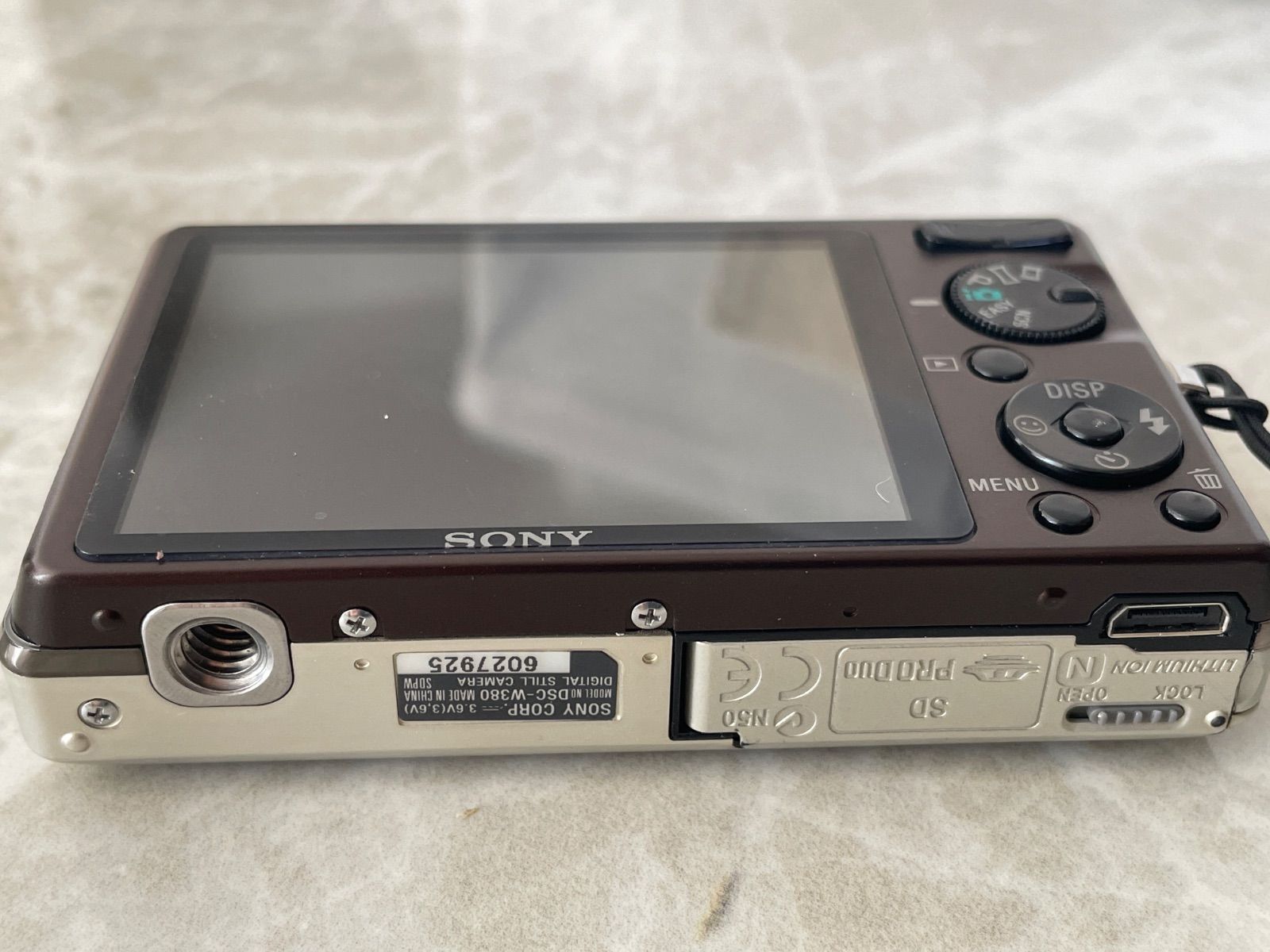 訳あり・動作確認済】SONY Cyber-shot DSC-W380 シルバー - メルカリ