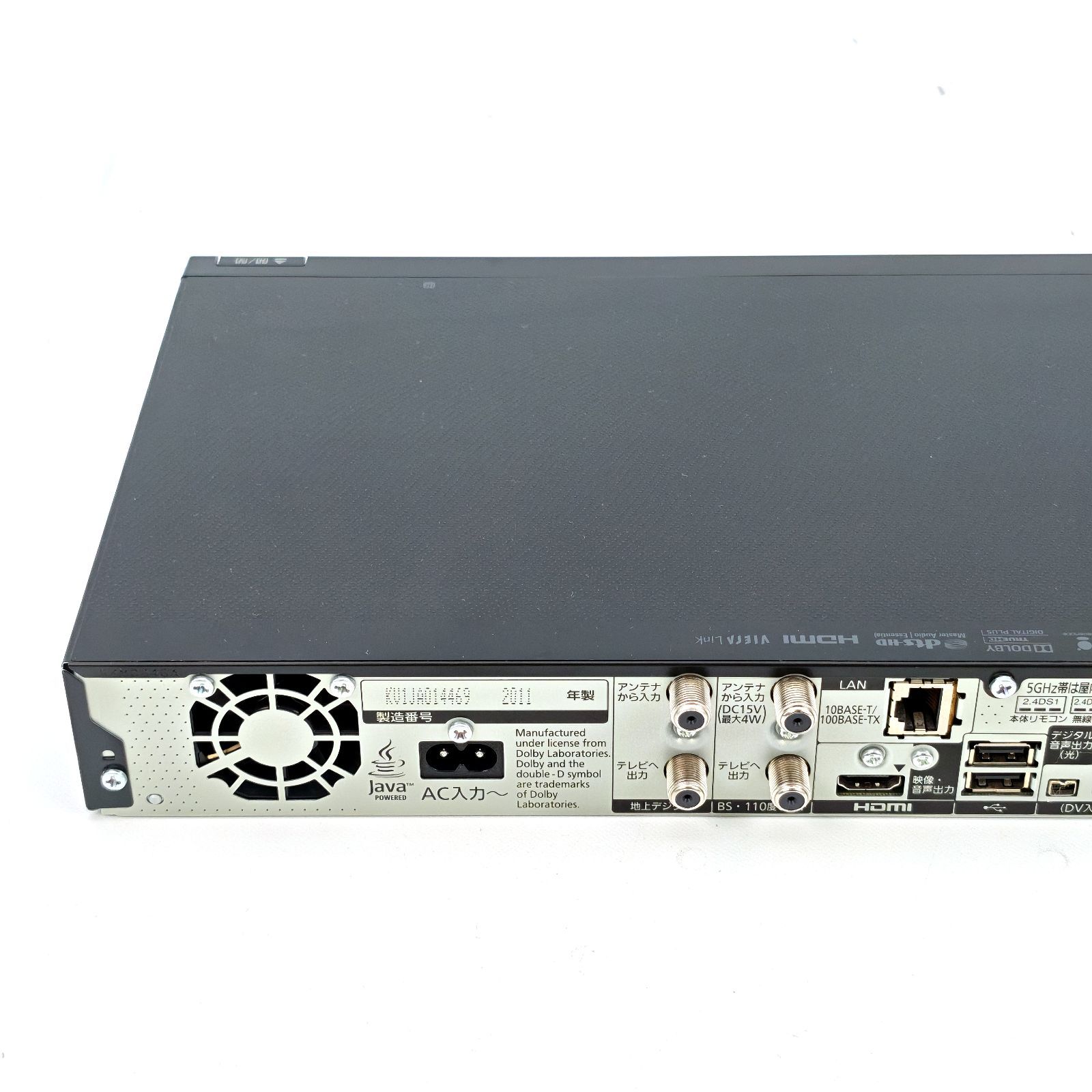 Panasonic パナソニック DIGA DMR-BZT810 ブルーレイレコーダー Blu