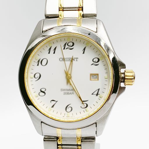 稼働品/ジャンク 新品電池交換済 ORIENT SWIMMER オリエントスイム