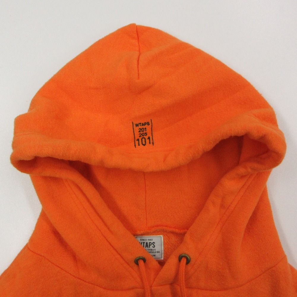 WTAPS ダブルタップス HELLWEEK スウェット オレンジ Mサイズ WTAPS ダブルタップス パーカー フーディ スウェット 裏起毛 プル