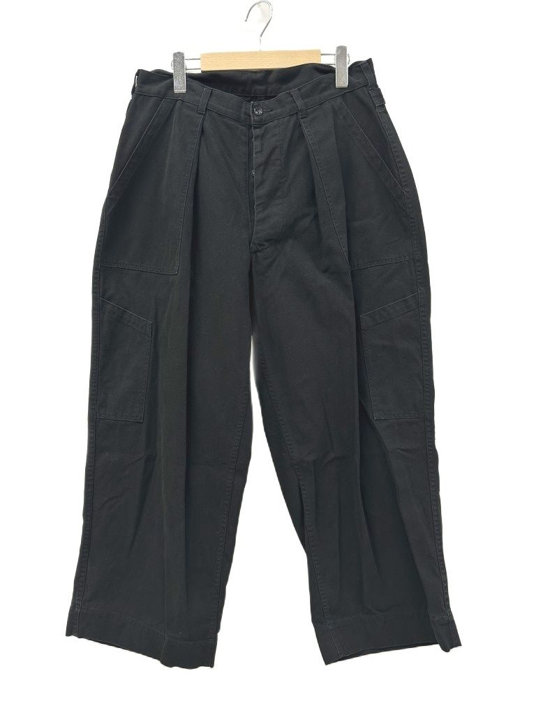 A.PRESSE アプレッセ USAF Hemmed Bottoms ヘムド ボトムス ワイド パンツ AP-4009 2 黒ブラック ブランド古着ベクトル 中古261015