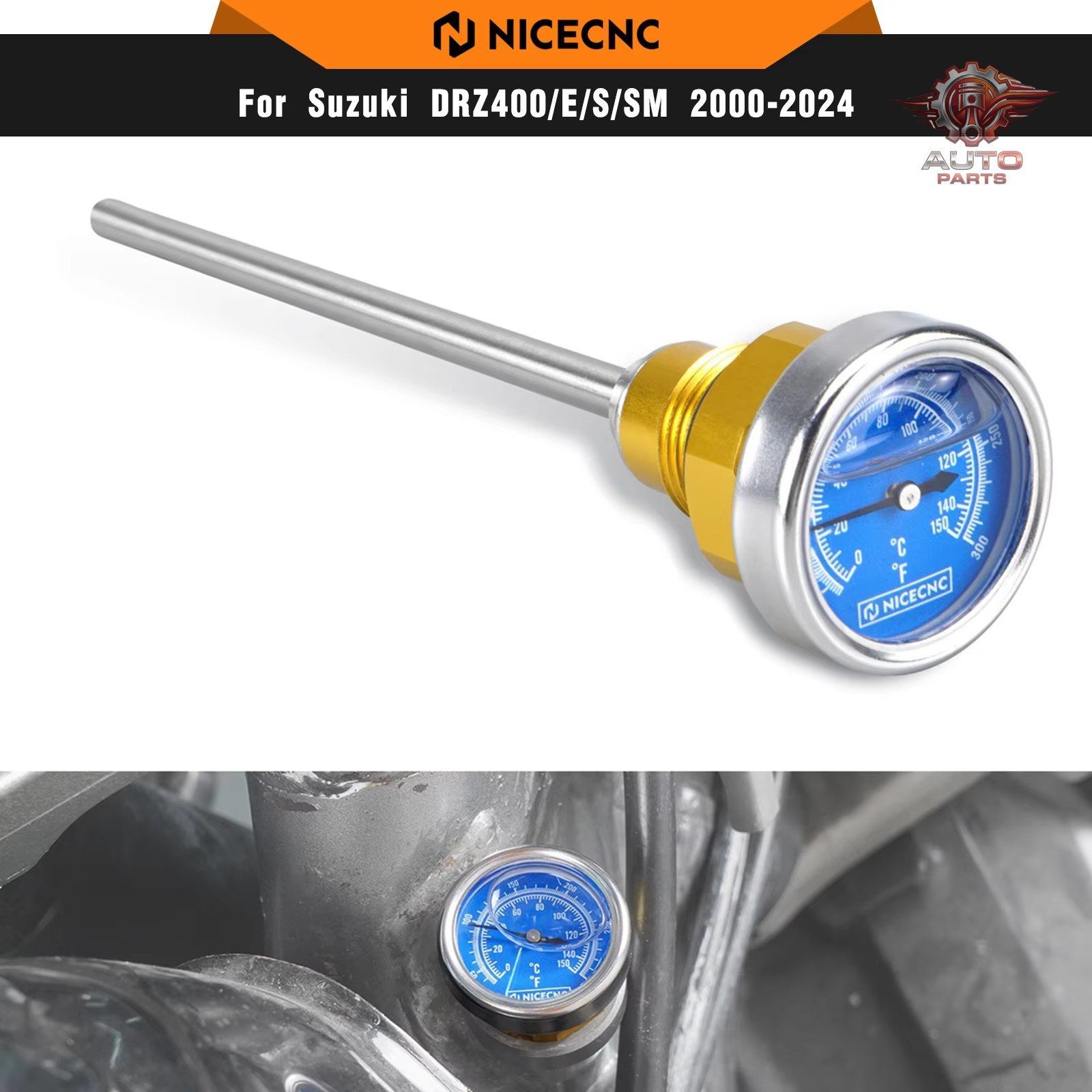 スズキ DRZ400 DRZ400S DRZ400E DRZ400SM DR-Z 400 E S SM 2000-2024 オートバイオイル温度計ディップスティック 8,088円