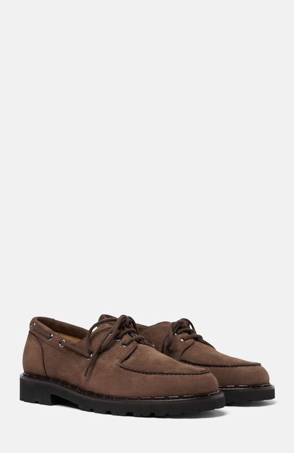 スカロッソ メンズ シューズ ローファー SCAROSSO Arthur Loafers Men Brown Nubuck ブラウン