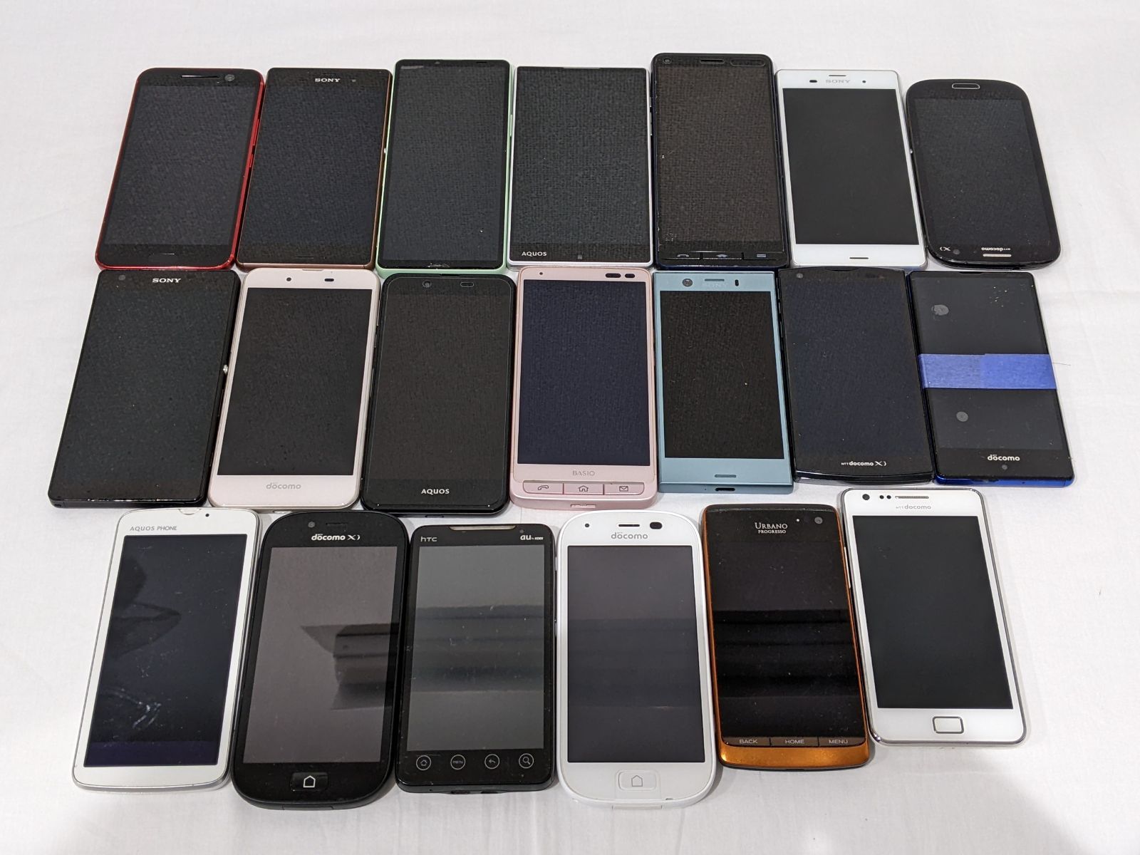 ひ*ろ様 携帯電話本体 まとめ売りジャンク品（計23台） スマートフォン 携帯電話 アンドロイド ジャンク まとめ売り② - メルカリ